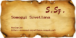 Somogyi Szvetlana névjegykártya